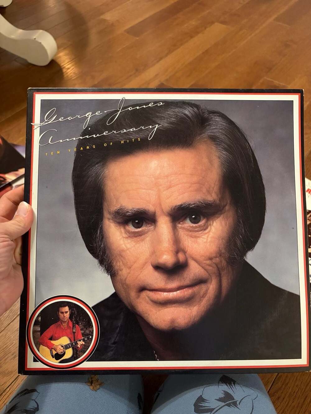 George Jones Anniversary Ten Years Of Hits Vinyl Record Album